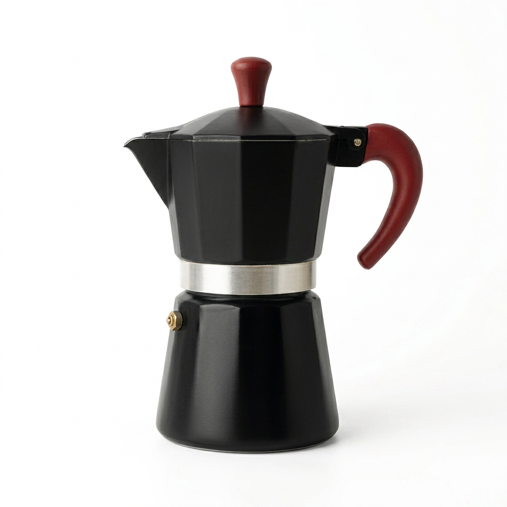Cafeteira Italiana 9 Xicaras Preta Alumínio