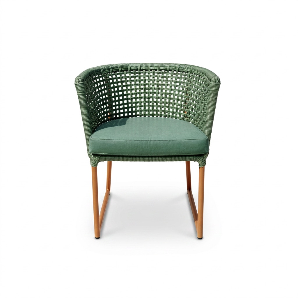 Poltrona Decorativa para Jardim e Varanda Verde