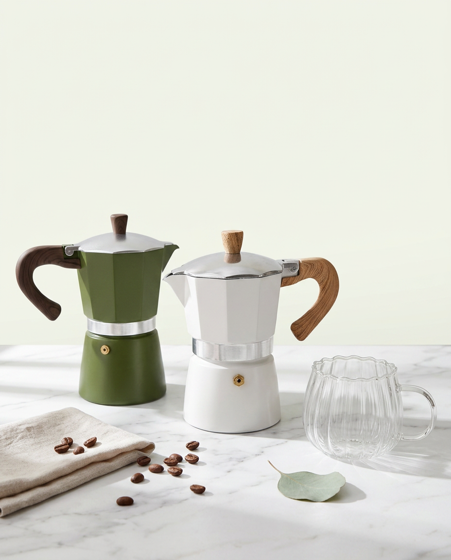 Gi Leal — cafeteiras italianas, xícaras e peças essenciais para o ritual do café em casa